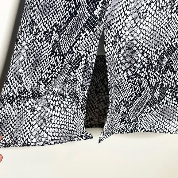 BABATON Hamptons Mini Dress Snakeskin open back size 6 Aritzia - Picture 5 of 8